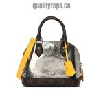 Louis Vuitton Alma BB Vernis Monogram Bitume Metallise LB096 Quality Reps