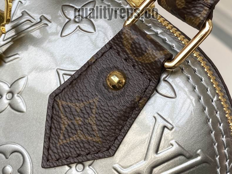 Louis Vuitton Alma BB Vernis Monogram Taupe Metallise LB095 Quality Reps - Image 6
