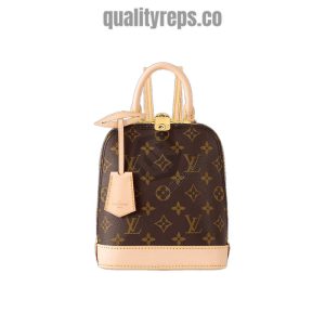 Alma Backpack Monogram Coated Canvas Quality Reps