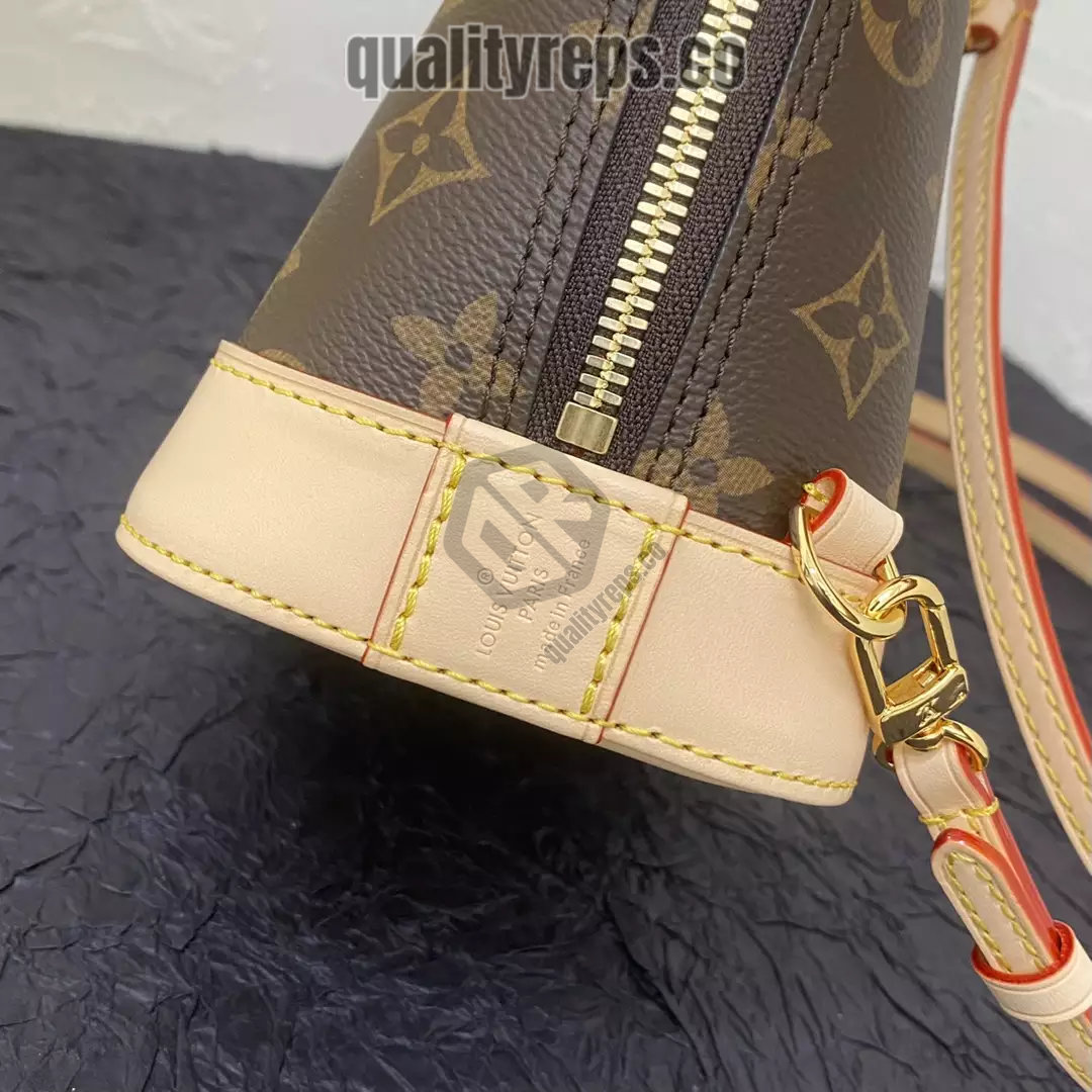 Alma Backpack Monogram Coated Canvas Quality Reps - Image 7