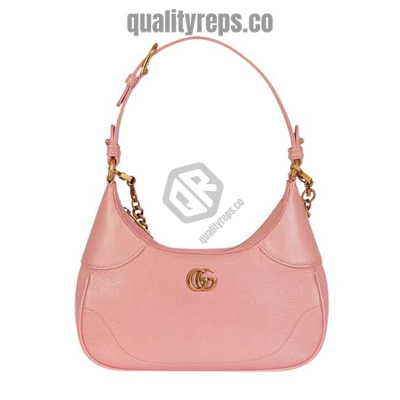 Aphrodite Small Shoulder Bag Light Pink Soft Leather GB111 Quality Reps