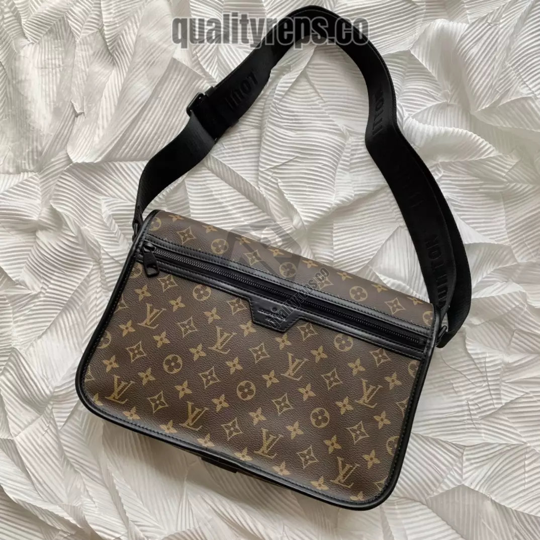 Archy Messenger MM Monogram Macassar Brown Quality Reps - Image 5