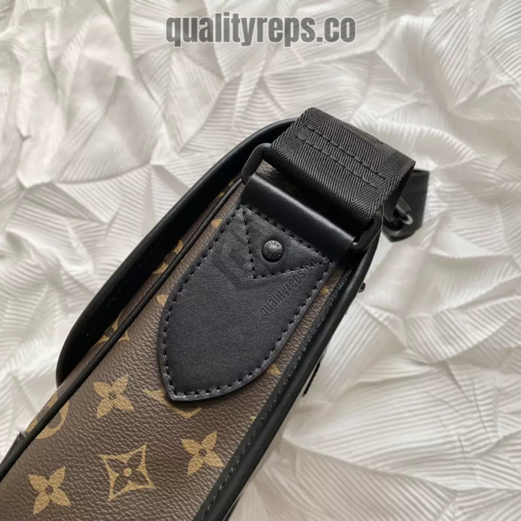 Archy Messenger MM Monogram Macassar Brown Quality Reps - Image 7