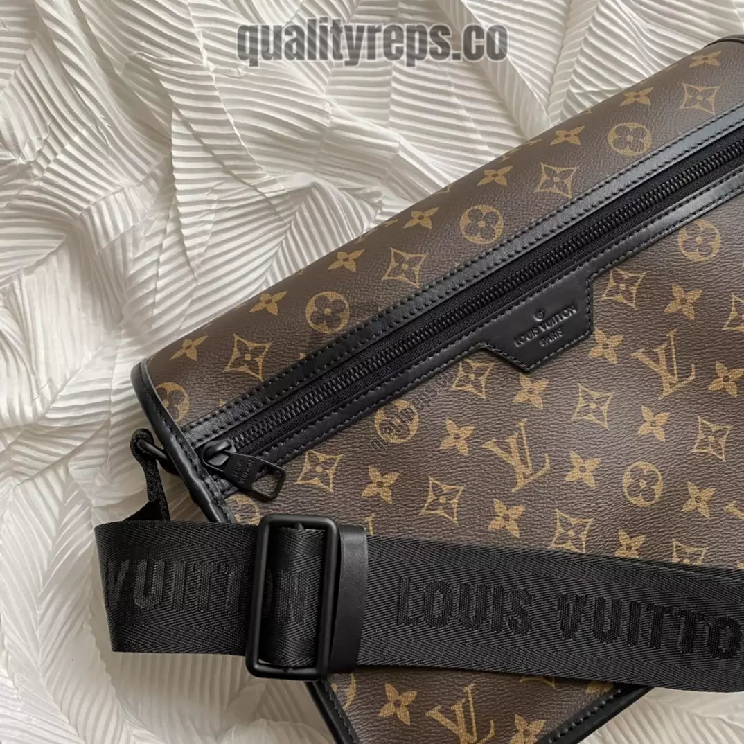 Archy Messenger MM Monogram Macassar Brown Quality Reps - Image 8