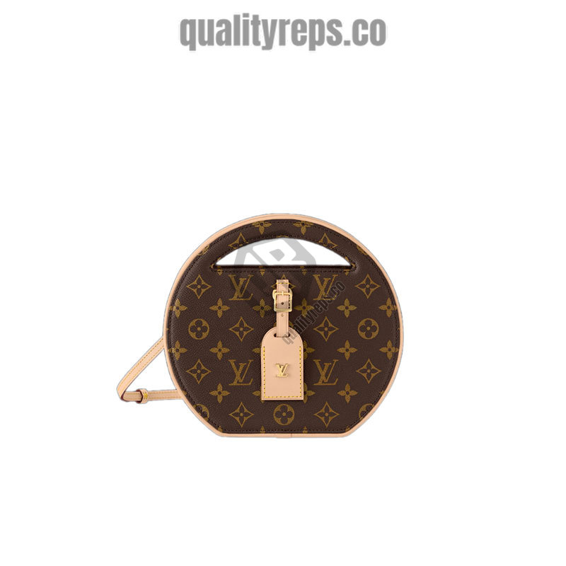 Around Me PM Monogram Brown Coated Canvas Quality Reps