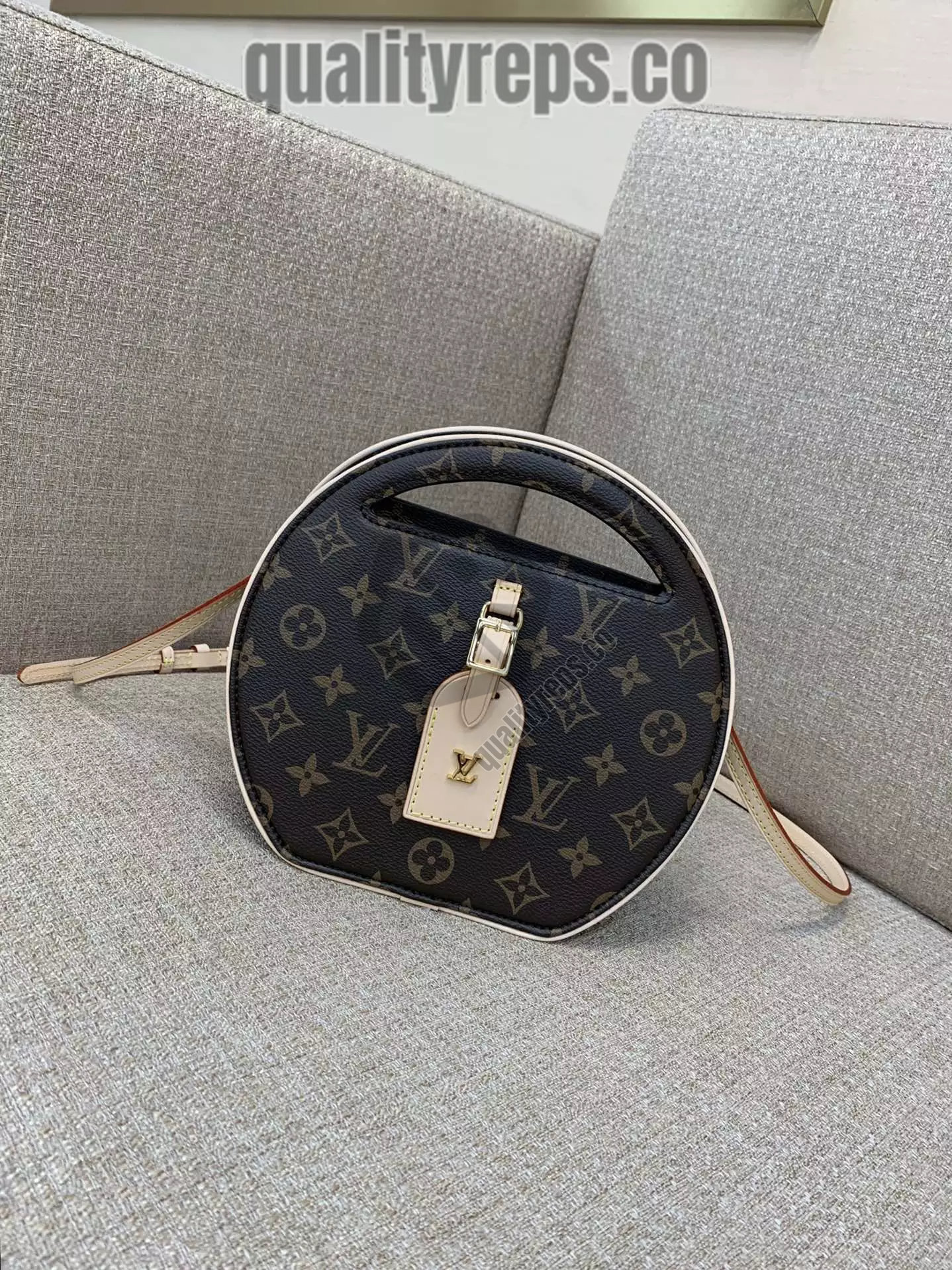 Around Me PM Monogram Brown Coated Canvas Quality Reps - Image 2