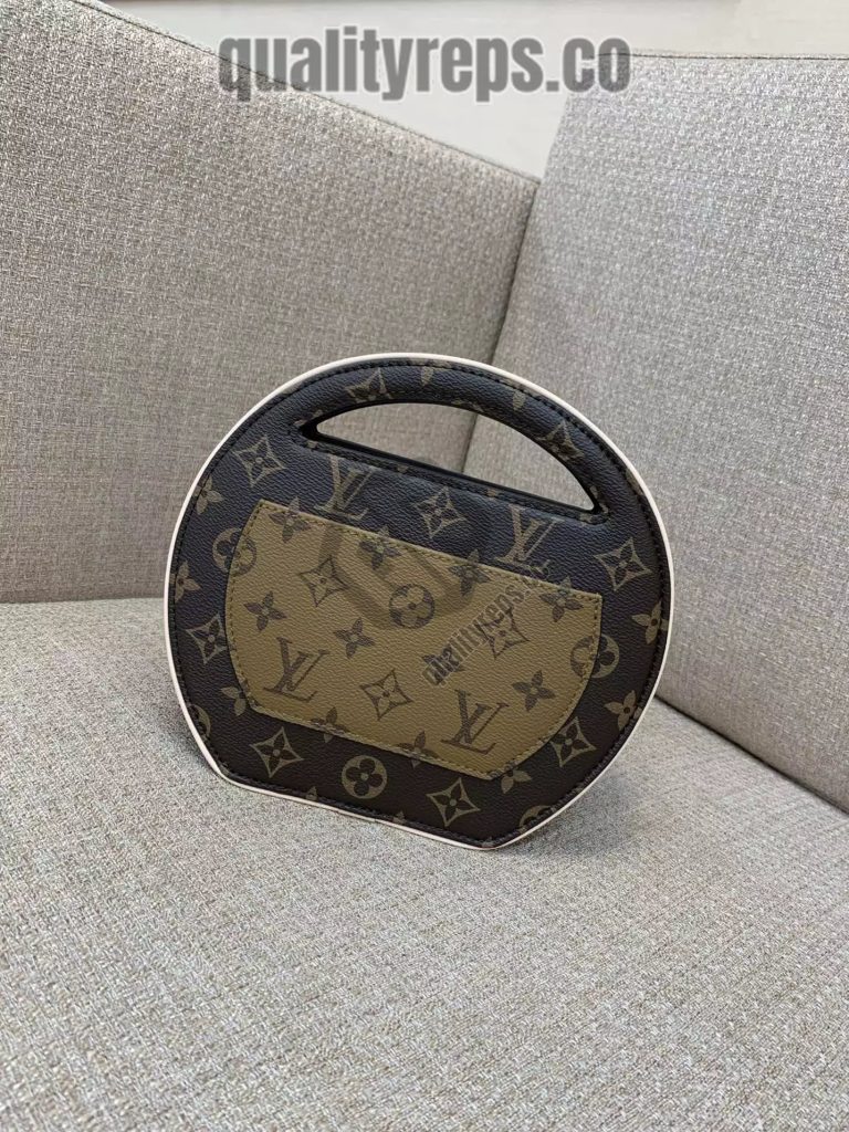 Around Me PM Monogram Brown Coated Canvas Quality Reps