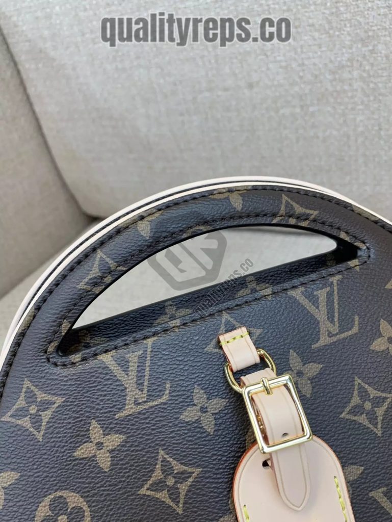 Around Me PM Monogram Brown Coated Canvas Quality Reps
