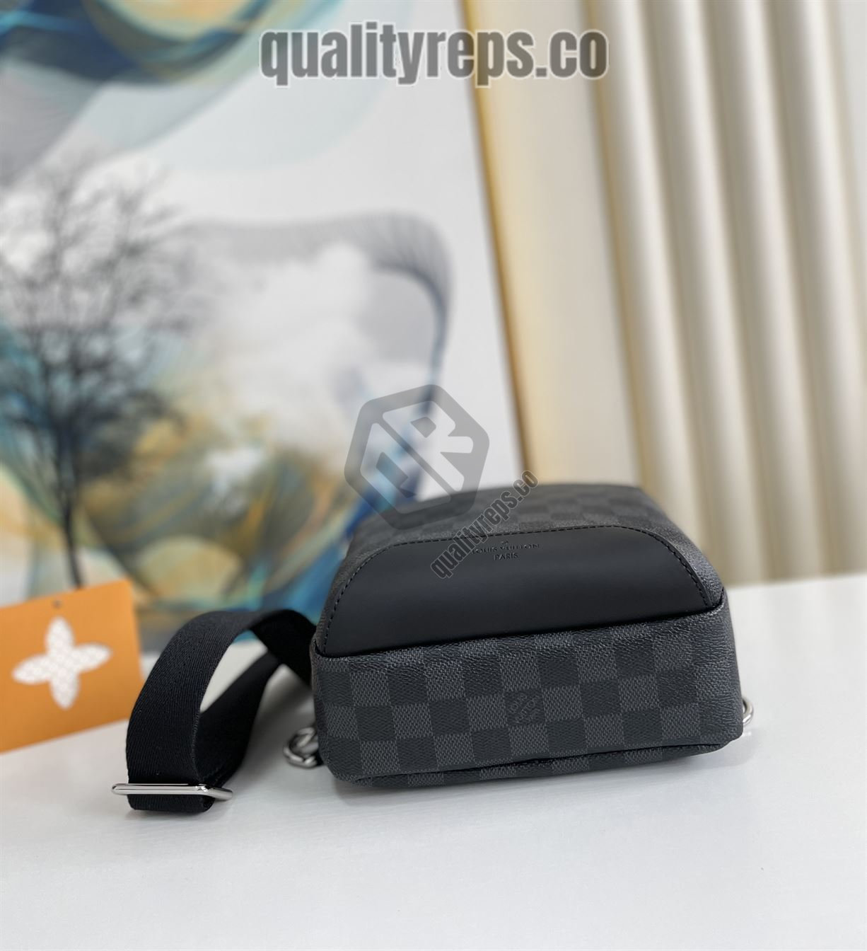 Avenue Sling Bag Damier Graphique Canvas LB030 Quality Reps - Image 9