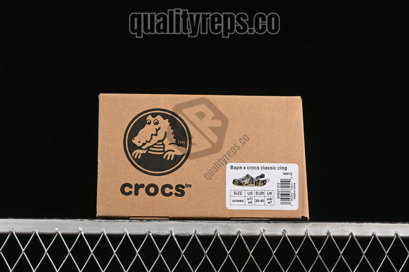 BAPE x Crocs Classic Clog ABC Camo Green Quality Reps 7