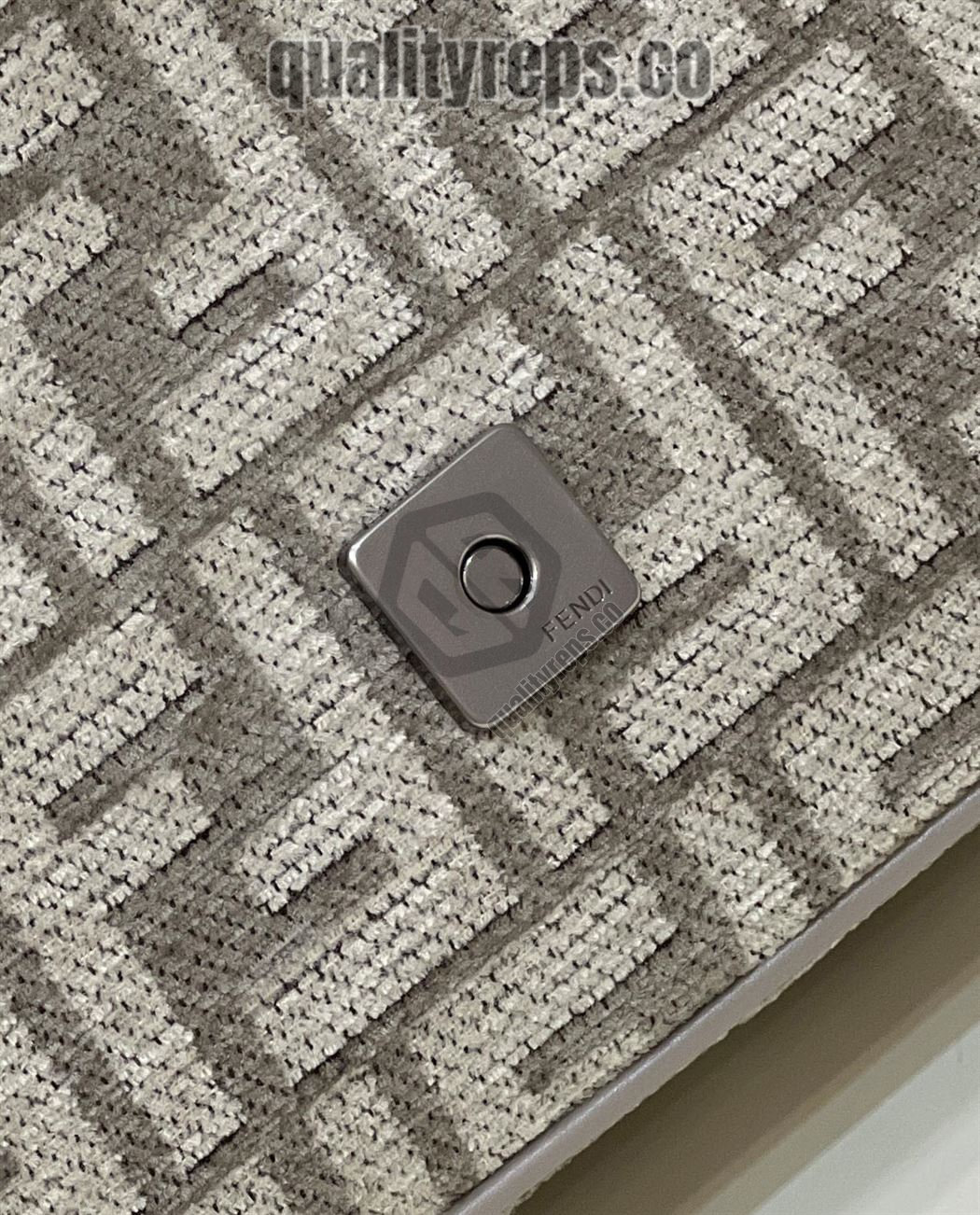 Baguette Chain Midi Dark Grey FB004 Quality Reps - Image 5