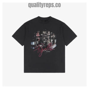 Balenciaga Paris Nightscape Print T-Shirt Quality Reps