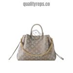 Bella Tote Gray Mahina Calfskin Quality Reps