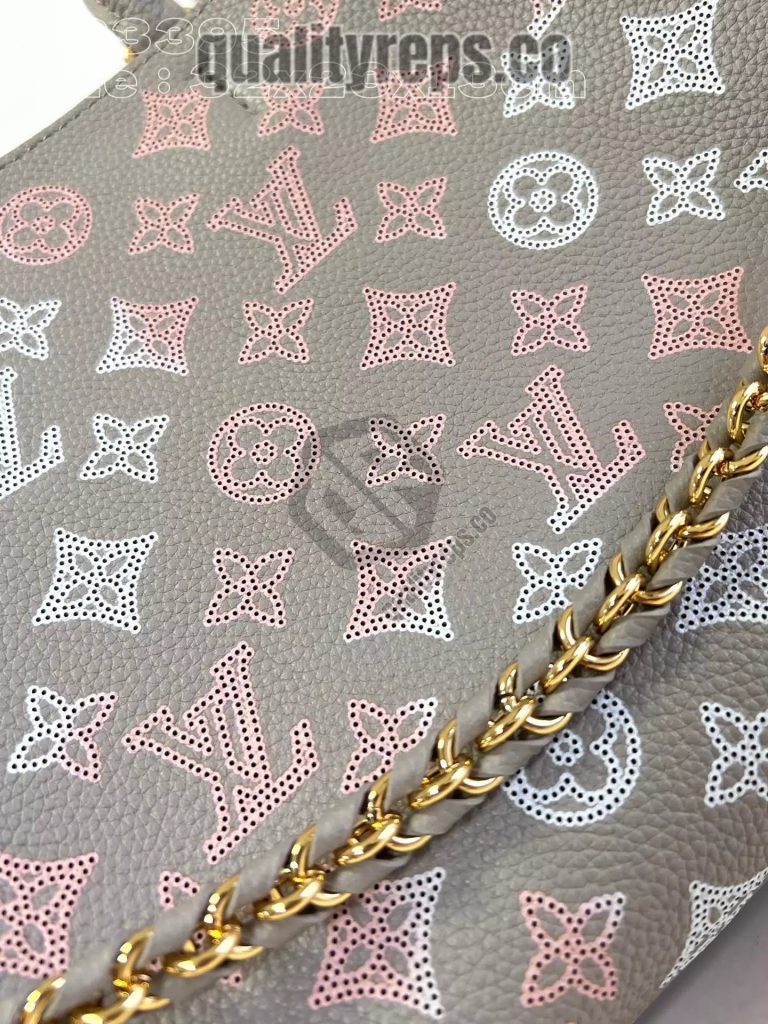 Bella Tote Gray Mahina Calfskin Quality Reps