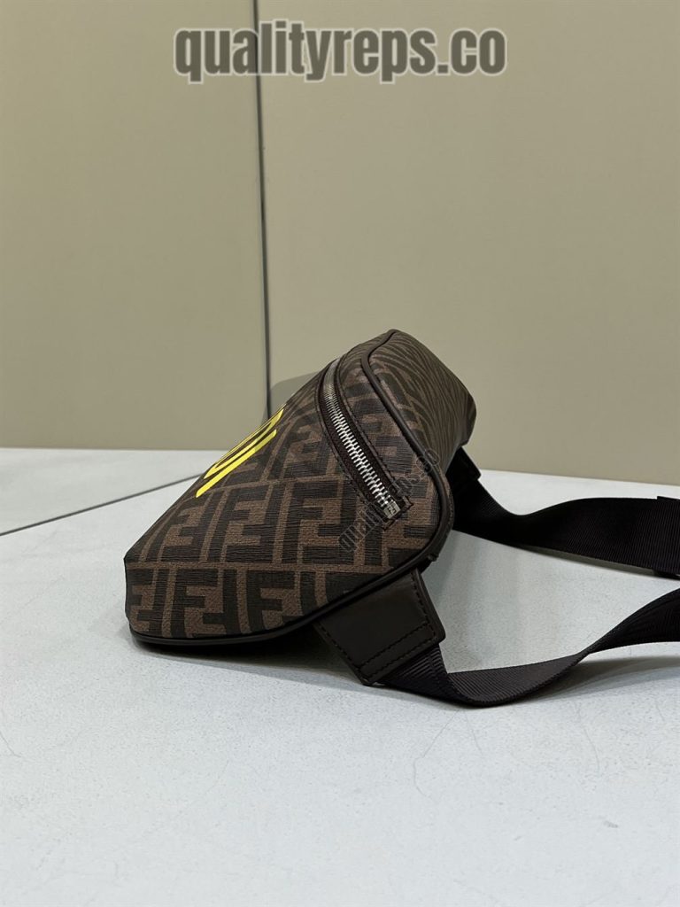 Belt Bag Brown FF Fabric FB034 Quality Reps