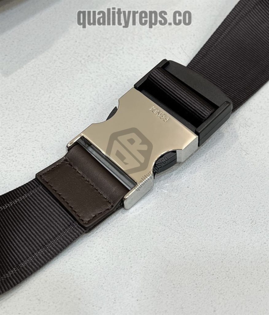 Belt Bag Brown FF Fabric FB034 Quality Reps