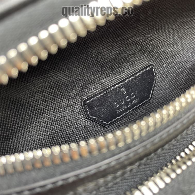 Belt Bag with Interlocking G Black Leather Details GB145 Quality Reps - Image 8