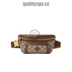Belt Bag with Interlocking G Brown Leather Details GB144 Quality Reps