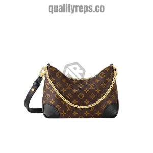 Boulogne Handbag Natural Black LB193 Quality Reps