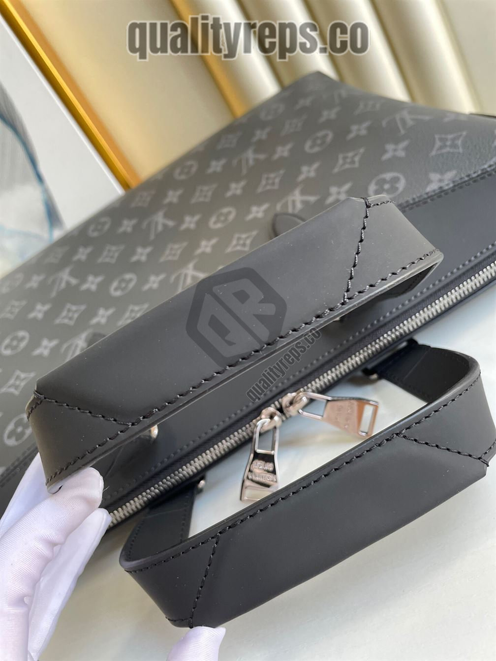 Briefcase Explorer Monogram Eclipse Canvas LB021 Quality Reps - Image 10