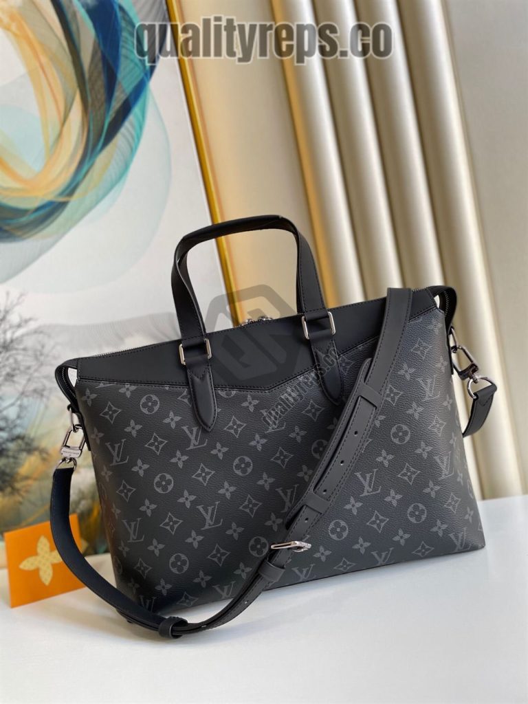 Briefcase Explorer Monogram Eclipse Canvas LB021 Quality Reps