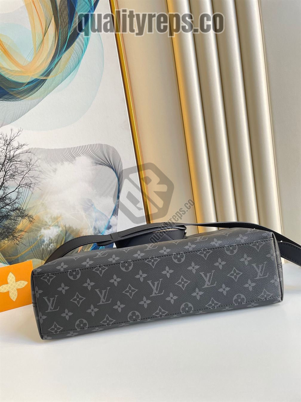 Briefcase Explorer Monogram Eclipse Canvas LB021 Quality Reps - Image 7