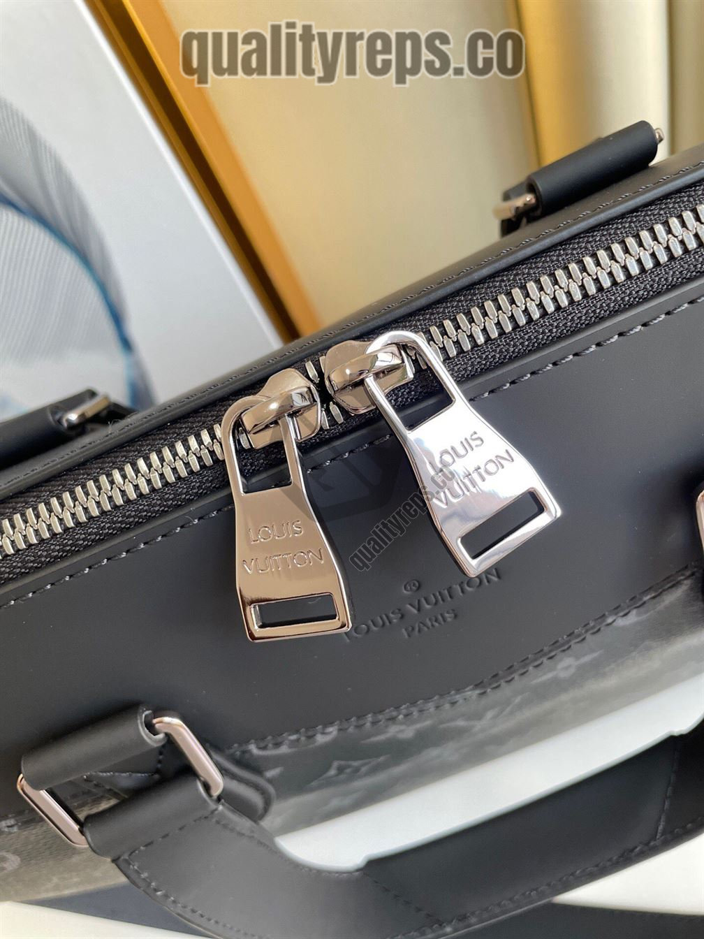 Briefcase Explorer Monogram Eclipse Canvas LB021 Quality Reps - Image 9