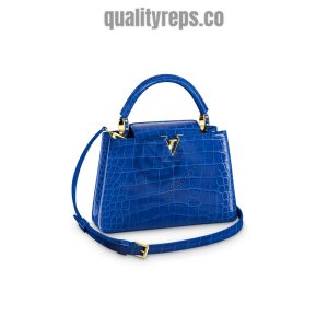 Capucines BB Crocodilien Brillant Bag Quality Reps
