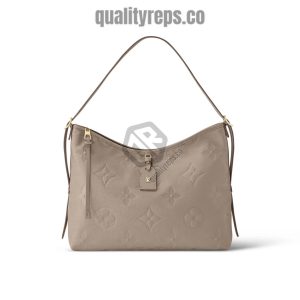 CarryAll MM Handbag Tourterelle Gray Quality Reps LB014