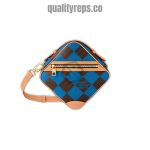 Chess Messenger Bag Blue Damier Pop Canvas Quality Reps