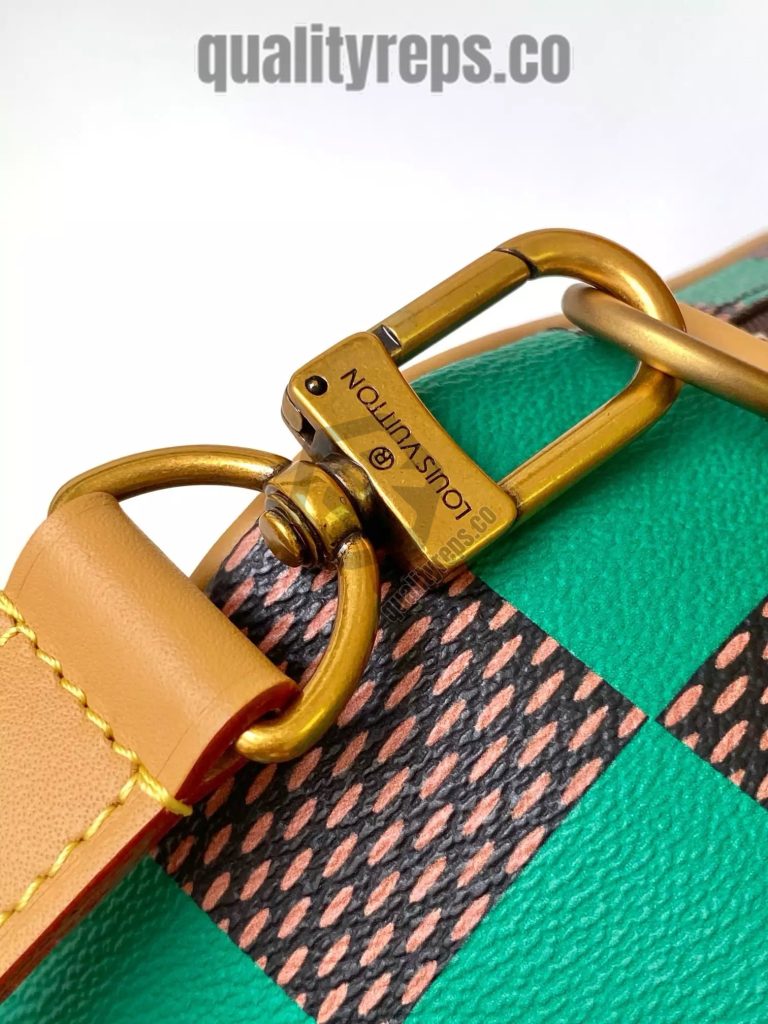 Chess Messenger Bag Green Damier Pop Canvas Quality Reps