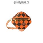 Chess Messenger Bag Orange Damier Pop Canvas Quality Reps