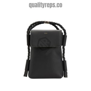 Chloé Key Phone Pouch in Black 1