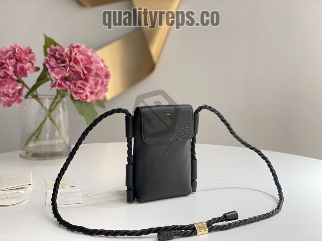 Chloé Key Phone Pouch in Black 2