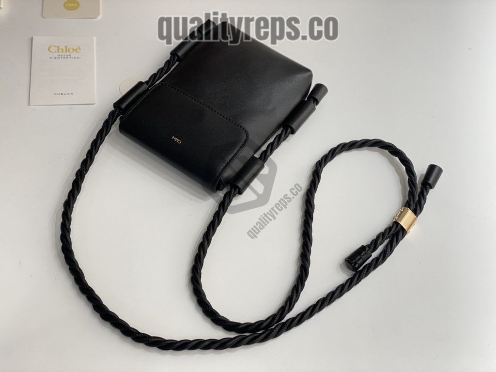Chloé Key Phone Pouch in Black 7
