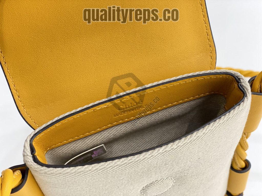 Chloé Key Phone Pouch in Yellow 7