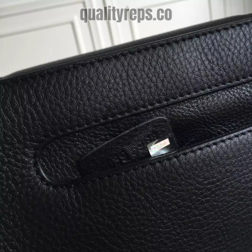 Chloé Marcie Black Medium Saddle Bag 9