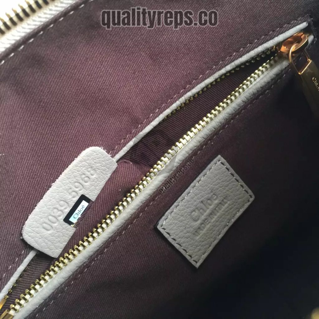 Chloé Marcie Cashmere Grey Double Carry Bag 8