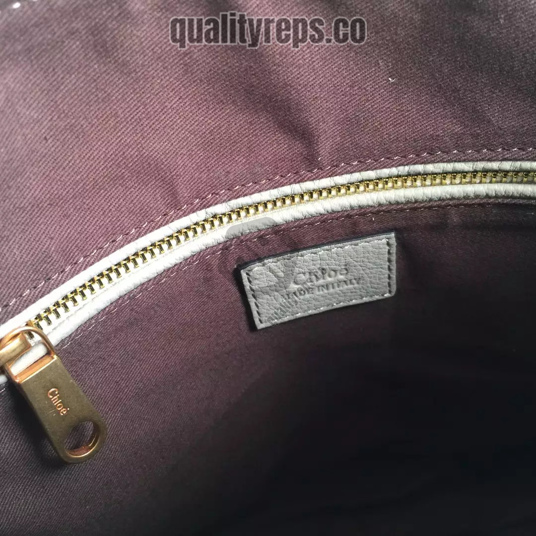 Chloé Marcie Cashmere Grey Double Carry Bag 9