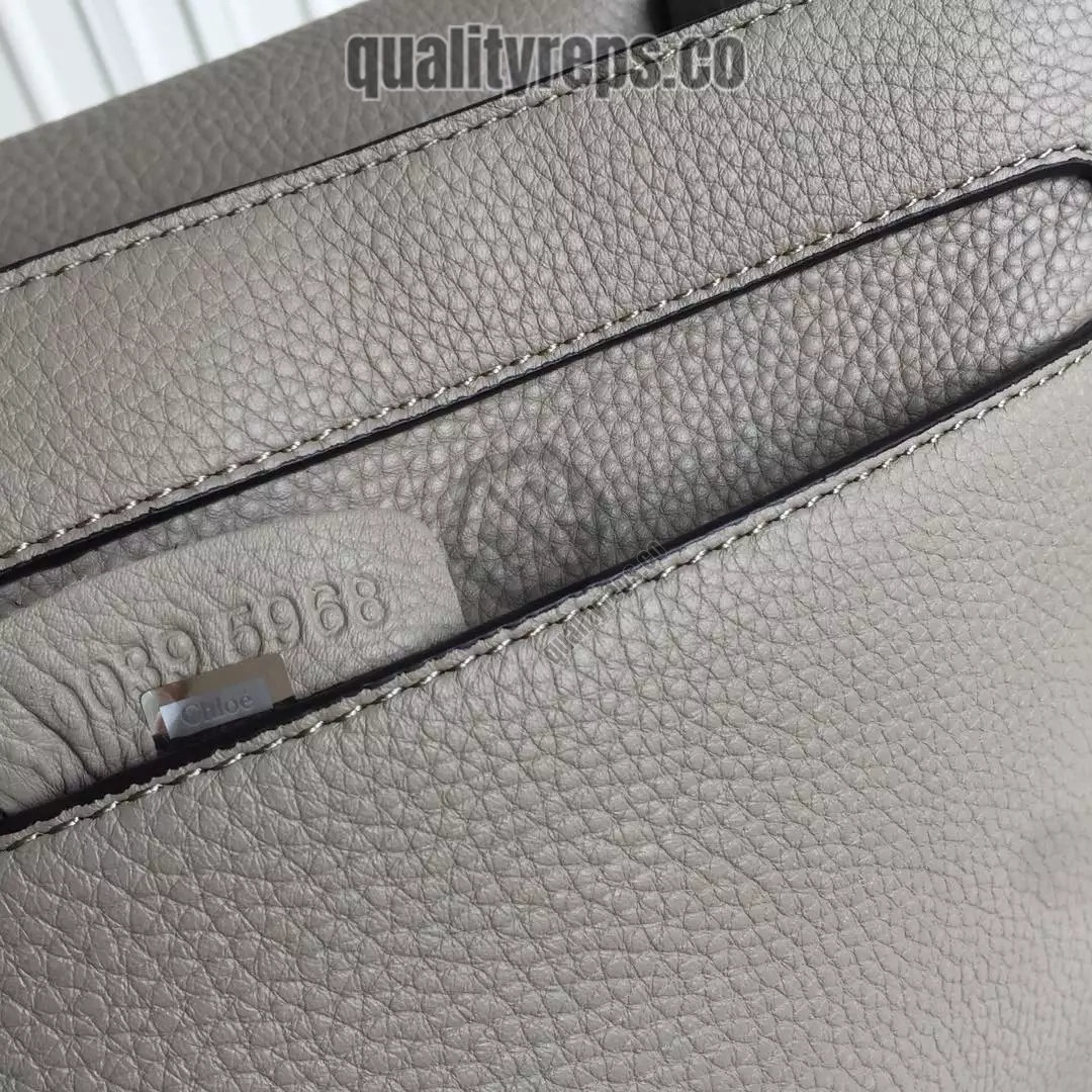 Chloé Marcie Cashmere Grey Medium Saddle Bag 10
