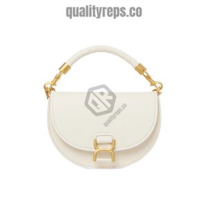 Chloé Marcie Chain Flap Bag in Misty Ivory 1