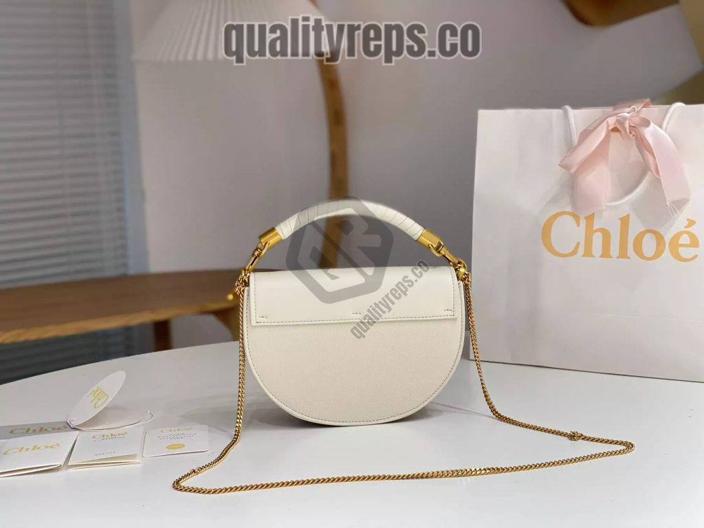 Chloé Marcie Chain Flap Bag in Misty Ivory 6