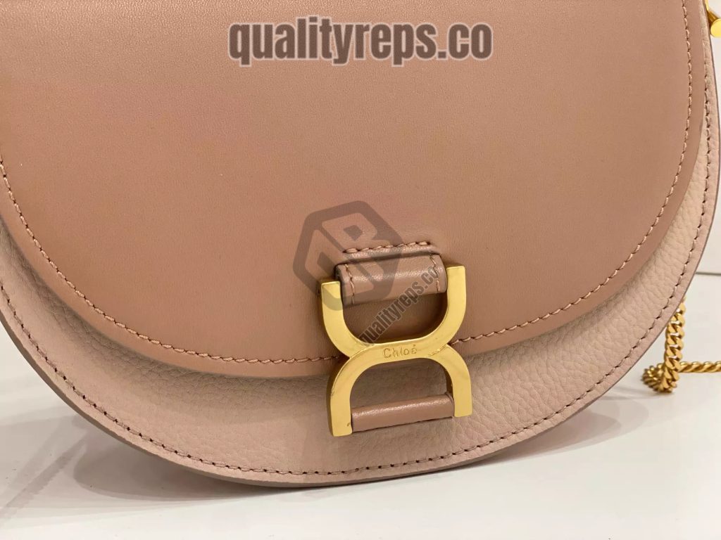 Chloé Marcie Chain Flap Bag in Woodrose 7