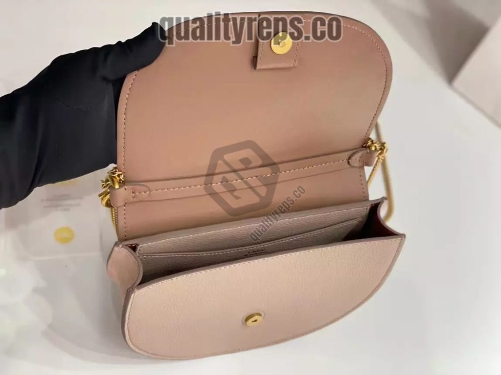 Chloé Marcie Chain Flap Bag in Woodrose 8