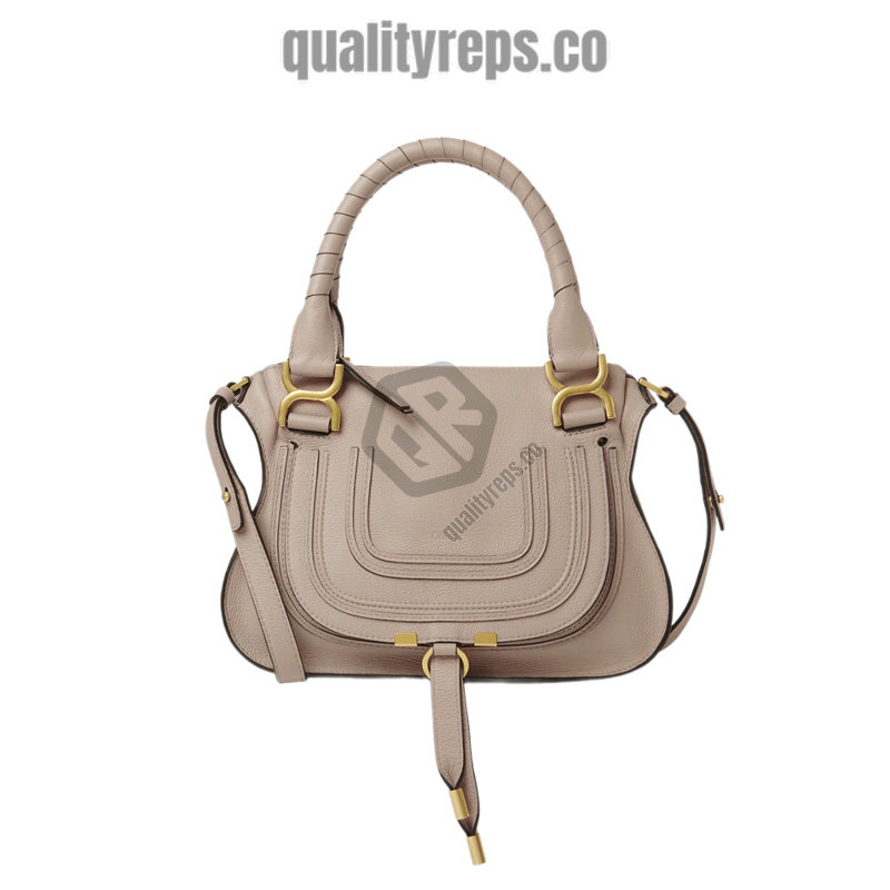Chloé Marcie Nomad Beige Double Carry Bag 1