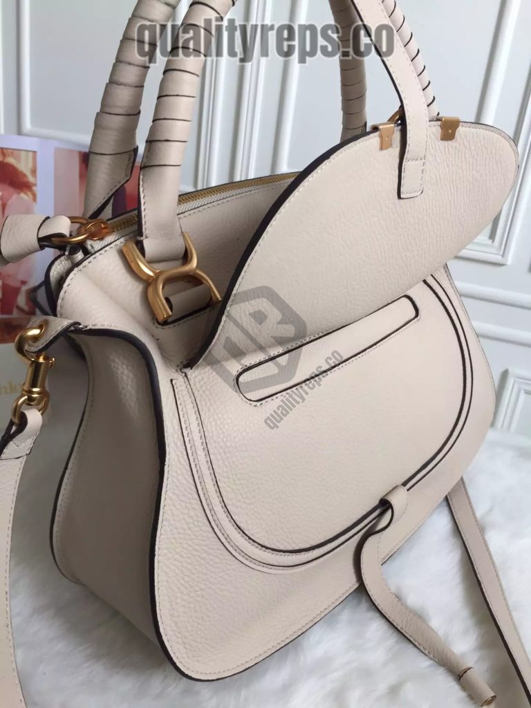 Chloé Marcie Nomad Beige Double Carry Bag 5