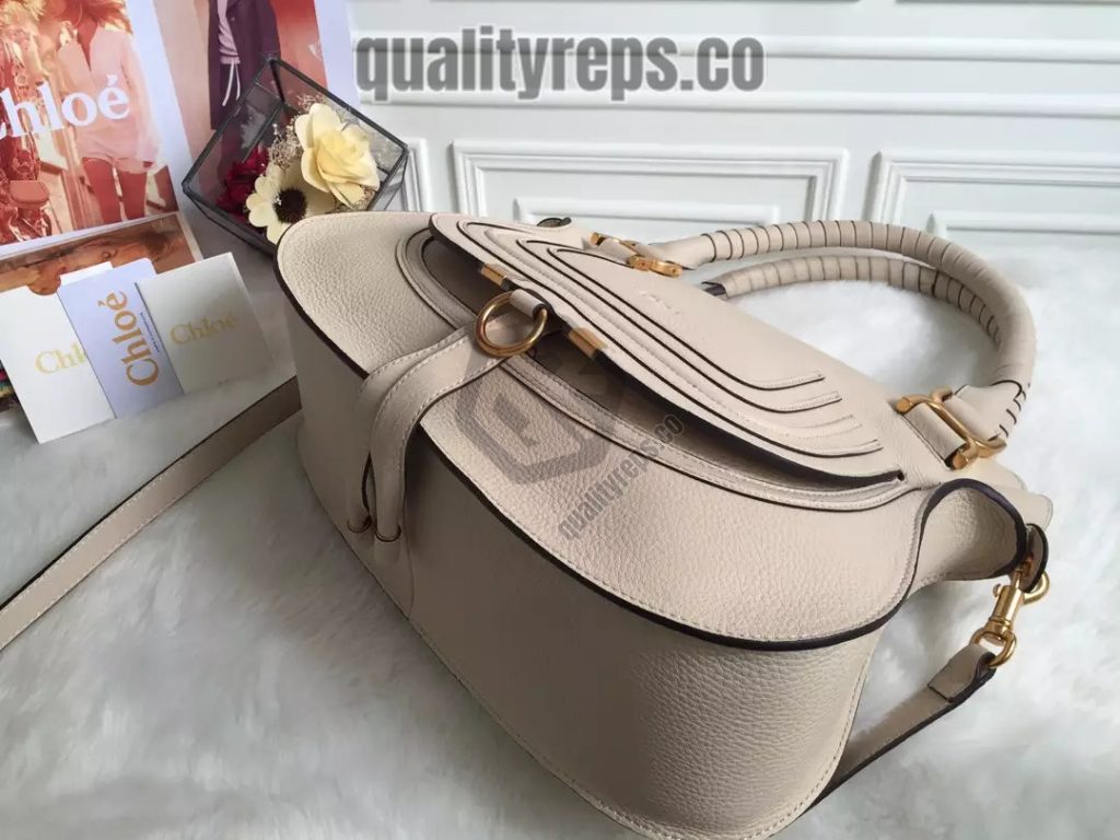 Chloé Marcie Nomad Beige Double Carry Bag 7