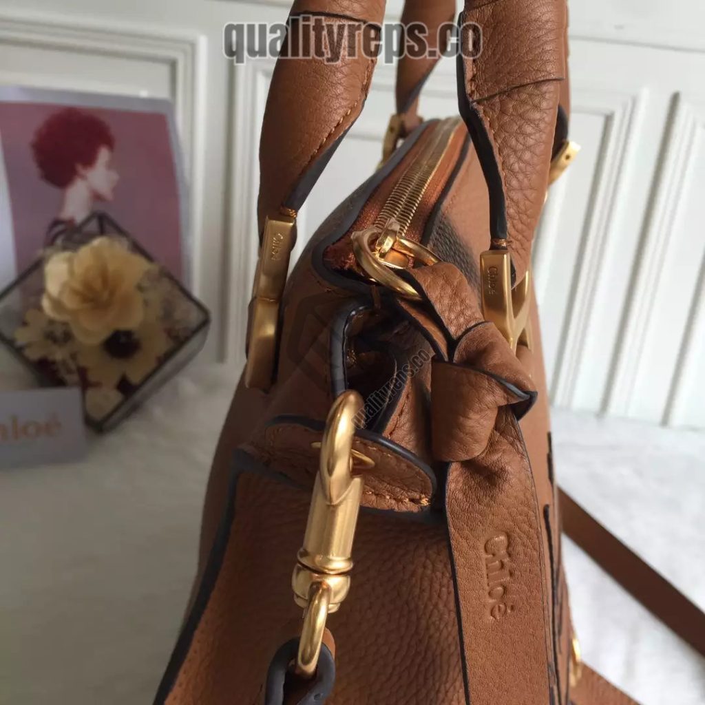 Chloé Marcie Tan Double Carry Bag 7