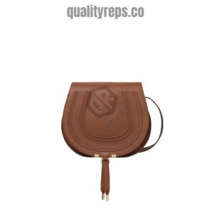 Chloé Marcie Tan Medium Saddle Bag 1