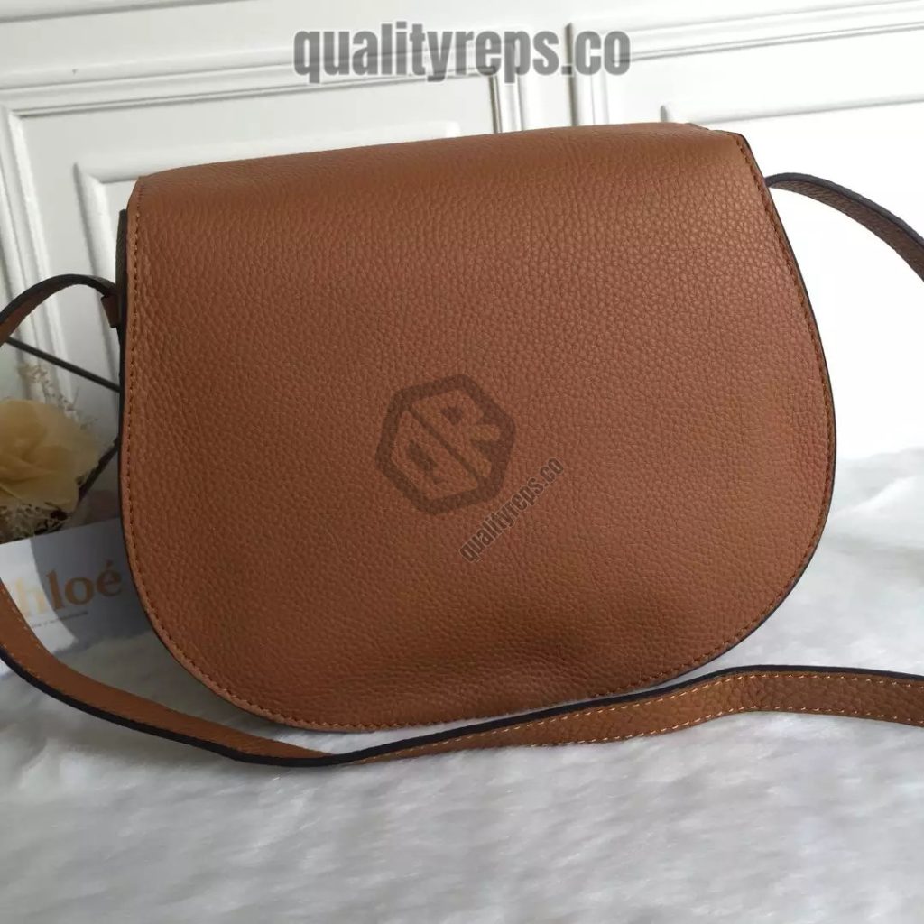 Chloé Marcie Tan Medium Saddle Bag 5